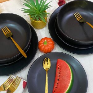 12pcs Flat black