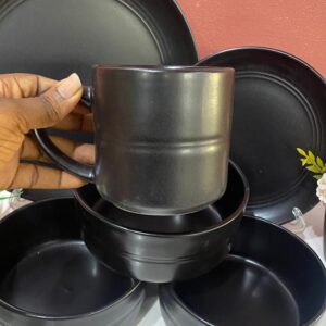 16pcs Line black Dinner Set