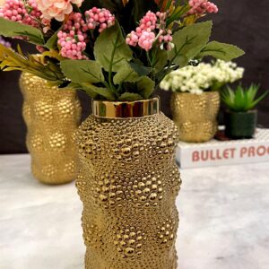 Medium Gold Bubble Vase