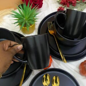 16pcs New deep black