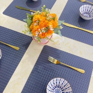 Leather placemat - grey