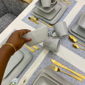 Square Matte Grey