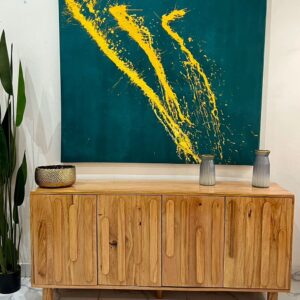 Bespoke 6ft piano console shelf