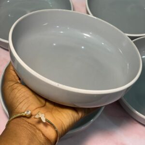 7.5in wide bowl - grey