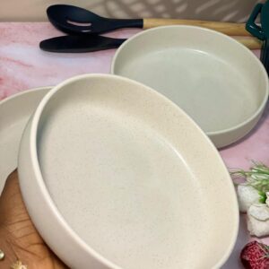 7.5in wide bowls - white