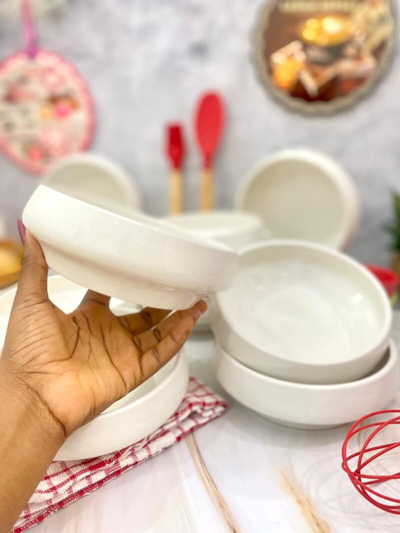 7in Round deep soup bowl