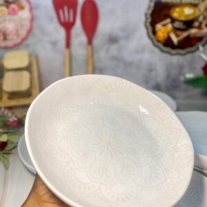 8.5in irregular floral plate