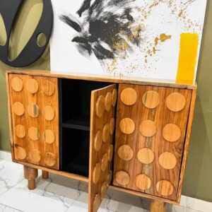 Bespoke 5ft circle console shelf