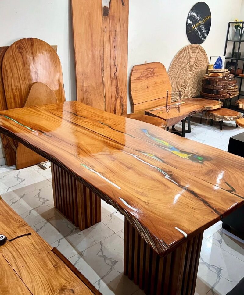Bespoke Live edge table - 7ft