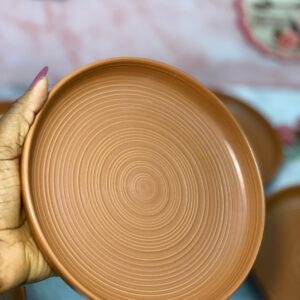 Mud rippled side plate