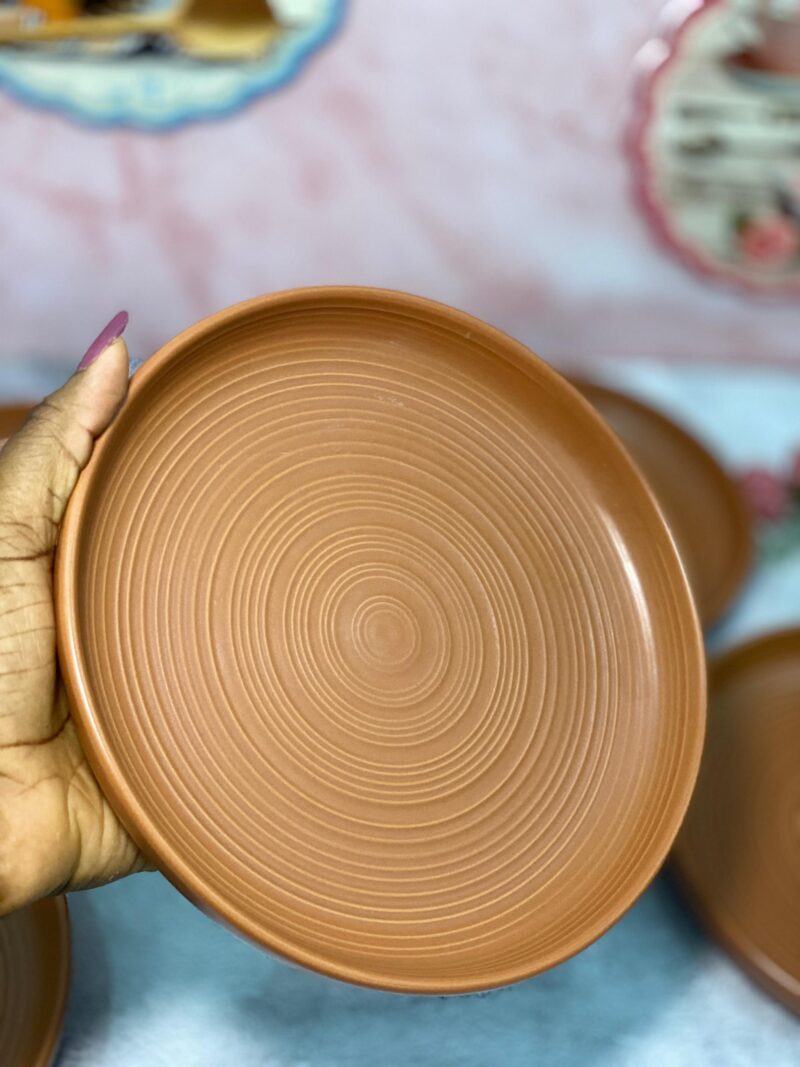 Mud rippled side plate