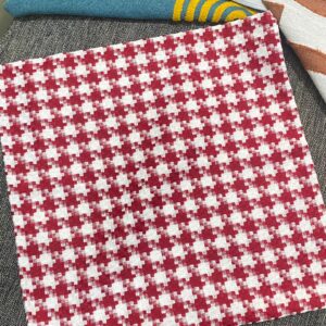 Throw pillow -Red check